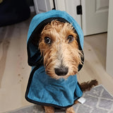 Personalized Dog Robe - Personalized Pet Towel - Embroidered Dog Robe - Pet Gifts - Dog Lovers - Stylish Pet Drying Coat - Beach Towel