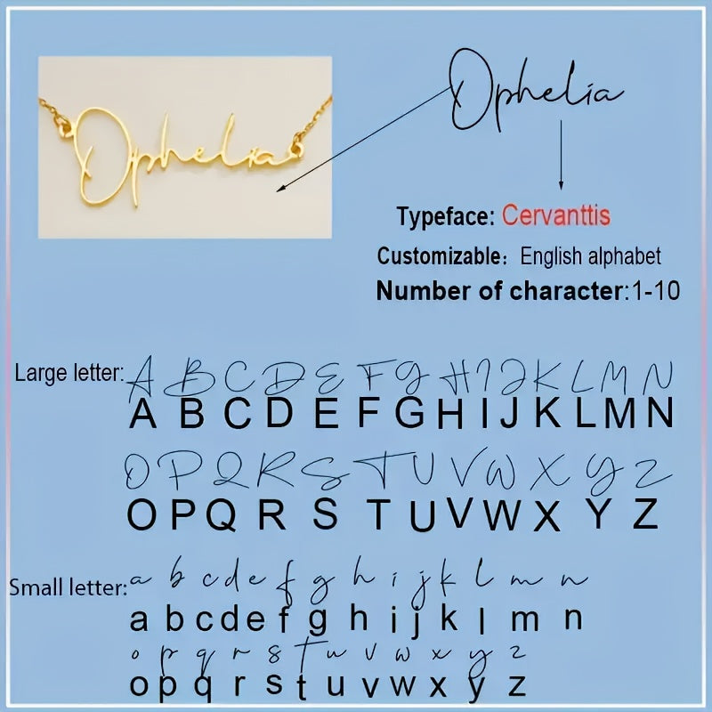 Elegant Custom Name Necklace
