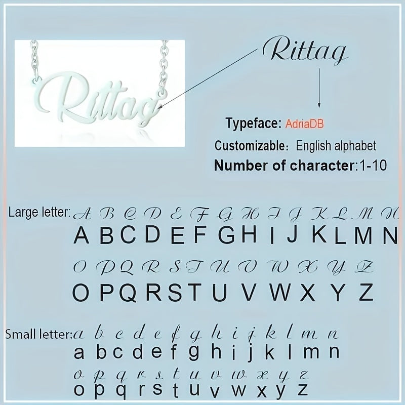 Elegant Custom Name Necklace