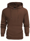 4pcs, Premium Solid Color Hooded Sweatshirts for Men - Fashion Hoodies with Kangaroo Pocket, Long Sleeve, Casual Outdoors and Sports Wear - Fall and Winter Essentials