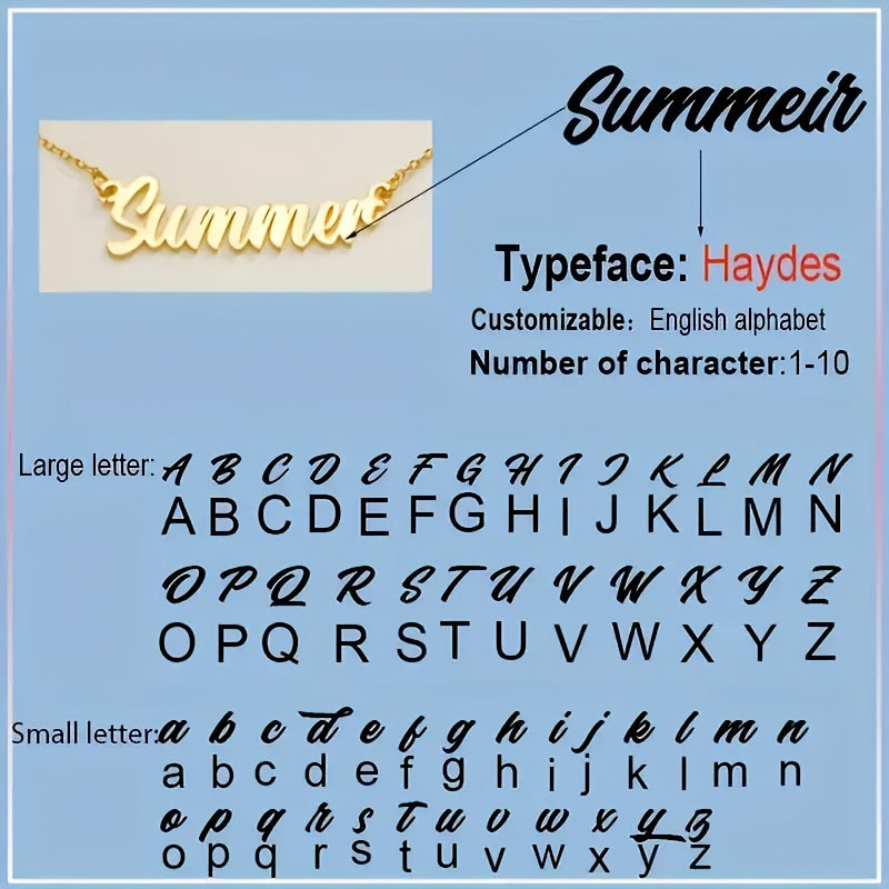Elegant Custom Name Necklace