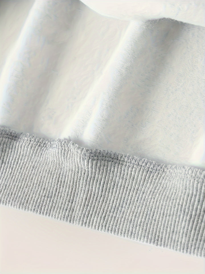 2-Pack Cozy Solid Pullover V-Neck Sweatshirts - Soft, Casual, Long-Sleeve, Fall & Winter Essentials for Women - Comfortable, Versatile, and Chic Clothing for Everyday Wear