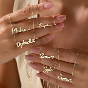 Elegant Custom Name Necklace