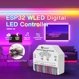 GLEDOPTO 2025 NEW ESP32 Ultra Mini WLED LED Strip Controller Smart Home Tech APP Alexa Home Assistant Voice Controller WS2811 12