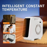 Home Mini Heater Dormitory Office Home Desktop Portable Heater Safe and Energy-saving Heating Quickly Warm The Whole House