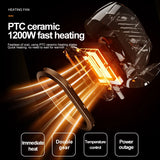 HOMFISHElectric Heater PTC Fast Heating Desktop Warm Air Heater Energy Saving Warmer Fan Warmer Machine Home Desk Fan Air Heater