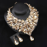 Vintage Luxury Synthetic & Crystal Jewelry Set