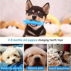 3pcs Pet Chew Toys Puppy Toys Bite Tear Resistant Clean Pet Cleaning Toys Relieve Growing Pain Easy to Clean Puppy Toys Pet Gifts Suitable for Cats Dogs Pets Of All Sizes